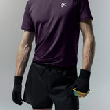 District Vision | Lightweight Short Sleeve Tee - Plum