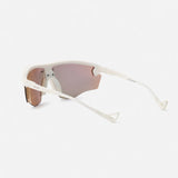 District Vision | Junya Racer - White D+ Amber Mirror