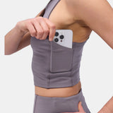 Bandit | STAMINA™ RACE CROP - HAZE