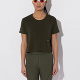 Circle | SMOOTH OPERATOR CROP-TOP - Moss