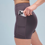 Bandit | Stamina™ กางเกงขาสั้นรัดรูปเอวสูง 5 นิ้วสำหรับผู้หญิง - สีดำ 
