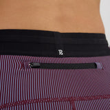 Bandit | Striped Cadence™ 5" Compression - Fig with Vintage Blue