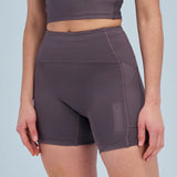 Bandit | Stamina™ กางเกงขาสั้นรัดรูปเอวสูง 5 นิ้วสำหรับผู้หญิง - สีดำ 