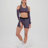 Bandit | Striped Cadence™ 5" Compression - Fig with Vintage Blue