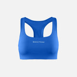 District Vision | Twin Layer Medium Support Bra - Surf Blue