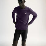 District Vision | Lightweight Long Sleeve Tee - Plum