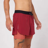 Bandit | Vento™ 4" 2-in-1 Short, Men's - CHERRY/SPICE