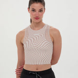 Bandit | Stamina™ Lyra Race Crop - Chalk with Cocoa