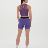 Bandit | Stamina™ Lyra Race Crop - Deep Peri Blue with Rust