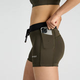 Bandit | Stamina™ 3" Women's Compression Shorts - Olive