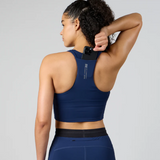 Bandit | Stamina™ Scoop Neck Run Crop - NY Navy