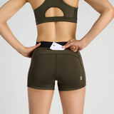 Bandit | Stamina™ 3" Women's Compression Shorts - Olive