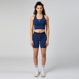 Bandit | Stamina™ Scoop Neck Run Crop - NY Navy