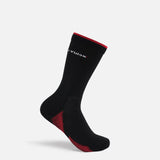 District Vision | Cordura® Socks - Black/Wordmark