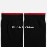 District Vision | Cordura® Socks - Black/Wordmark