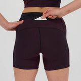 Bandit | Striped Cadence™ 5" Compression - Black with Fig