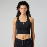 Bandit | Stamina™ Scoop Neck Race Crop - BLACK