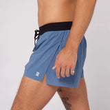 Bandit | Vento™ Men's 3" Splitty Short - STEEL BLUE