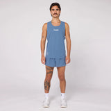 Bandit | Vento™ Men's 3" Splitty Short - STEEL BLUE