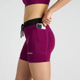 Bandit | Stamina™ 5" Women's Compression Shorts - DEEP PLUM