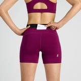 Bandit | Stamina™ 5" Women's Compression Shorts - DEEP PLUM