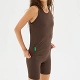 District Vision | Fitted Training Tank Top - Umber