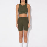 Circle | GET SHORTY RUNNING SHORTS - Moss
