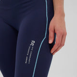 Bandit | Stamina™ Pop Stitch High Waist Leggings - Ny Navy with Vintage Blue