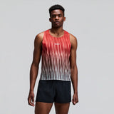 Bandit | Men's Shredder™ Shorty Race Singlet - Uneven Gradient - Poppy