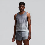 Bandit | Men's Shredder™ Shorty Race Singlet - Uneven Gradient - Plaster
