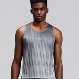 Bandit | Men's Shredder™ Shorty Race Singlet - Uneven Gradient - Plaster