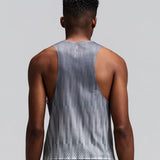 Bandit | Men's Shredder™ Shorty Race Singlet - Uneven Gradient - Plaster