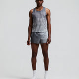 Bandit | Men's Shredder™ Shorty Race Singlet - Uneven Gradient - Plaster