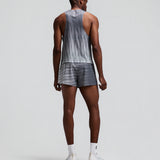 Bandit | Men's Shredder™ Shorty Race Singlet - Uneven Gradient - Plaster