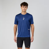 Bandit | Drift™ Abstract Runner Performance Tee - Space Blue