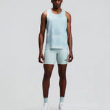 Bandit | Men's CoolGrid™ Training Singlet with Flopack™ - Growing Grid - Lagoon / Mist