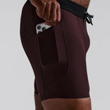 Bandit | Men's SoLite™ Quarter Tights - Espresso