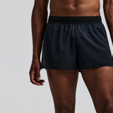 Bandit | Men's CoolGrid™ 3" Split Short - Black