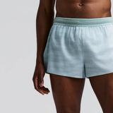 Bandit | Men's CoolGrid™ 3" Split Short - Uneven Gradient - Lagoon / Mist