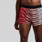 Bandit | Men's CoolGrid™ 3" Split Short - Poppy Multi