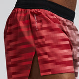 Bandit | Men's CoolGrid™ 3" Split Short - Poppy Multi