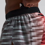 Bandit | Men's CoolGrid™ 3" Split Short - Poppy Multi