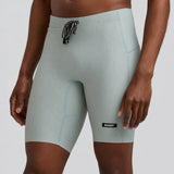 Bandit | Men's Striped Cadence™ Half Tights - Lagoon / Copal