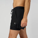 Bandit | Vento™ 4" 2-in-1 Short, Men's - BLACK