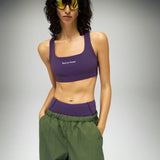 District Vision | Twin Layer Medium Support Bra - Nightshade