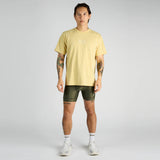 Bandit | For Runners By Runners Cotton Tee, Unisex - STRAW