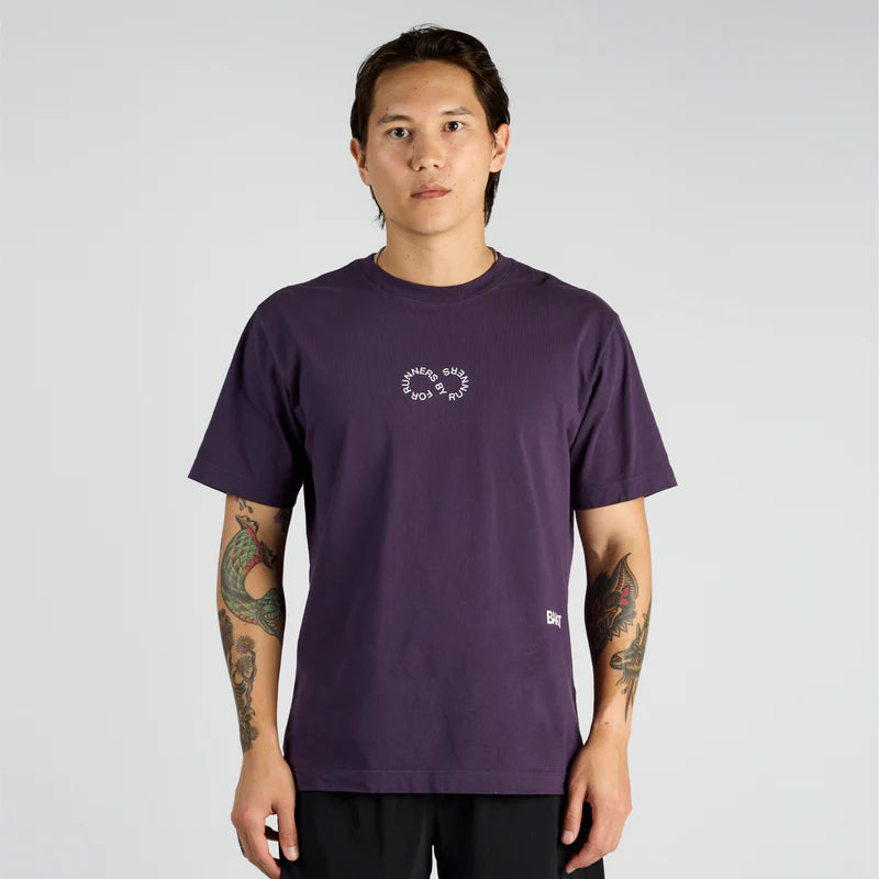 Bandit | For Runners By Runners เสื้อยืดคอตตอน ยูนิเซ็กซ์ - NIGHTSHADE 