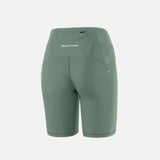 District Vision | Women's 7in Pocketed Half Tights - Cool Sage