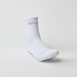 Bandit | Lite Run™ Quarter Socks - WHITE/LILAC  - 2 Pack