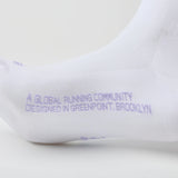 Bandit | Lite Run™ Quarter Socks - WHITE/LILAC  - 2 Pack